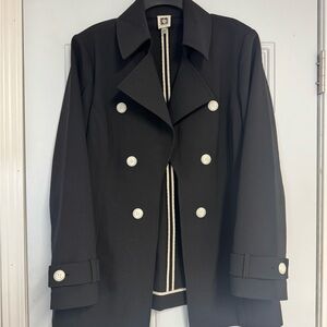 Anne Klein Black Jackie O style Jacket